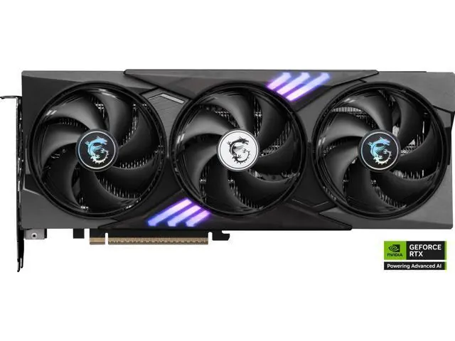 MSI GeForce RTX 5060 Ti 16G GAMING TRIO OC: 16GB GDDR7, PCIe 5.0 x16, Black