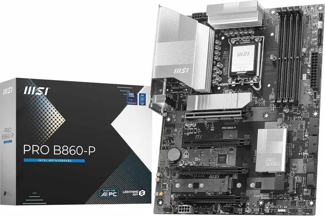 MSI PRO B860-P WIFI: ATX, LGA 1851, DDR5, PCIe 5.0, Wi-Fi 7