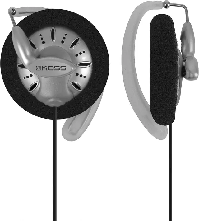 Koss KSC75 Wired Clip-On Headphones with Sport Ear Clips