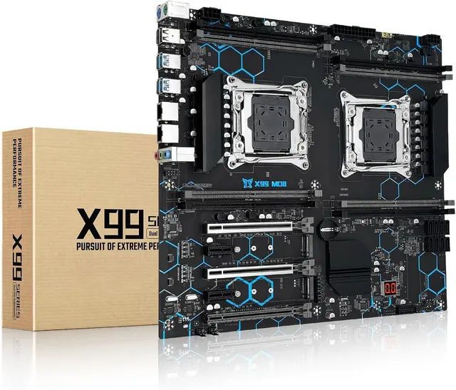 MACHINIST X99 Dual CPU: LGA 2011-3, Intel C612, DDR4, Dual M.2 NVMe, E-ATX Motherboard