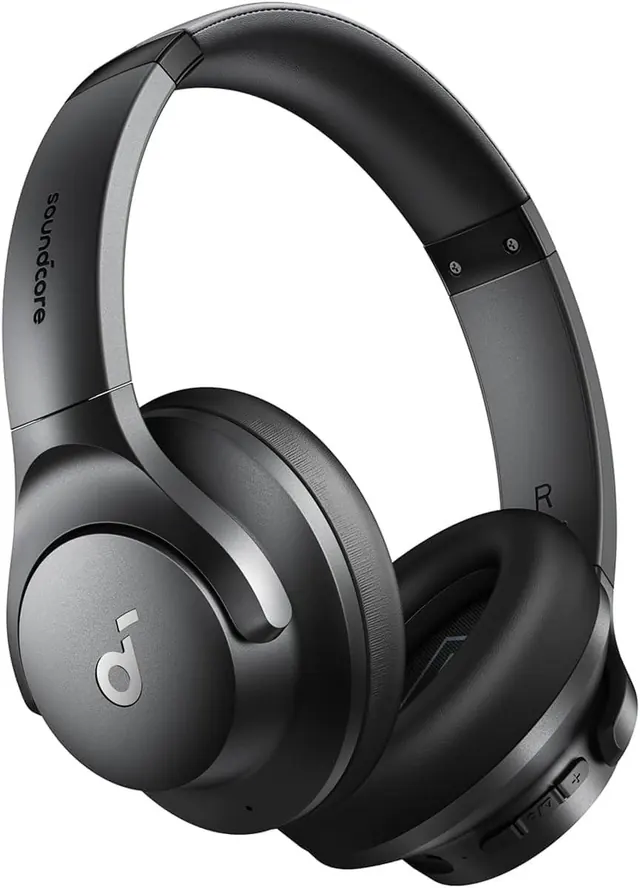 Soundcore Q20i Hybrid Active Noise Cancelling Wireless Over-Ear Headphones - Black