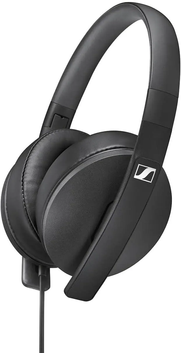 Sennheiser HD 300 Closed-Back Around-Ear Wired Headphones, Black