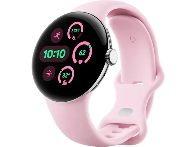 Google Pixel Watch 3 41mm Silver Aluminum with AMOLED Display