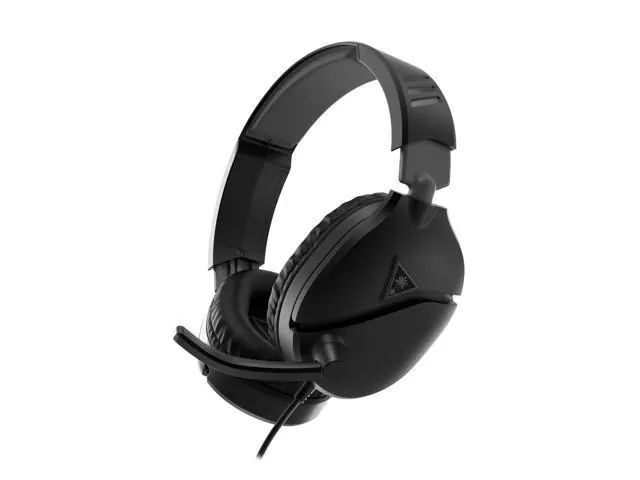 Turtle Beach Recon 70 Multiplatform Gaming Headset - 3.5mm Wired, 40mm Speakers, Flip-to-Mute Mic