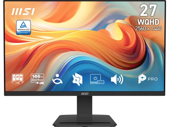 MSI PRO MP273Q E14: 27-inch WQHD, 144Hz, IPS, Black