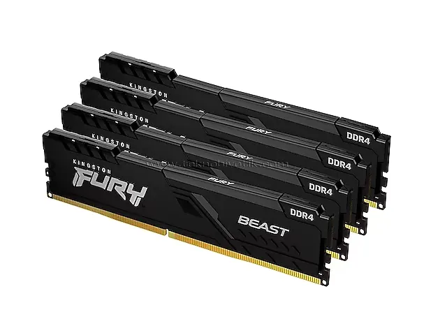 Kingston FURY Beast: 128GB (4x32GB), DDR5-5200, CL40, 288-Pin DIMM