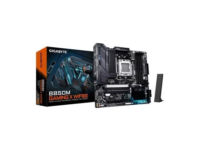 Gigabyte B850M GAMING X WIFI6E: Micro ATX, AM5, DDR5, WiFi 6E