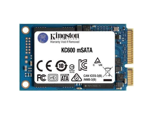Kingston KC600: 256GB, mSATA Internal SSD, SKC600MS256G