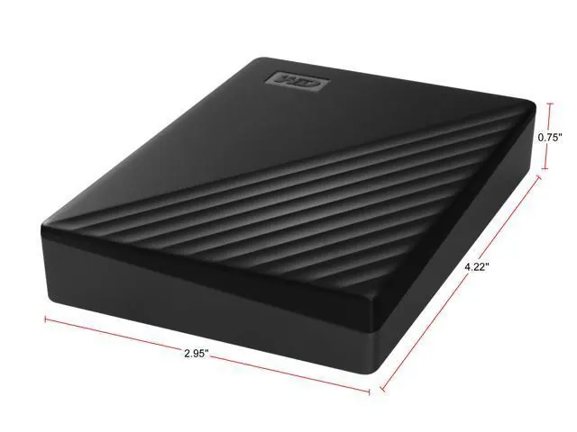 Western Digital My Passport: 5TB, 2.5-inch, Black, WDBPKJ0050BBK-WESN