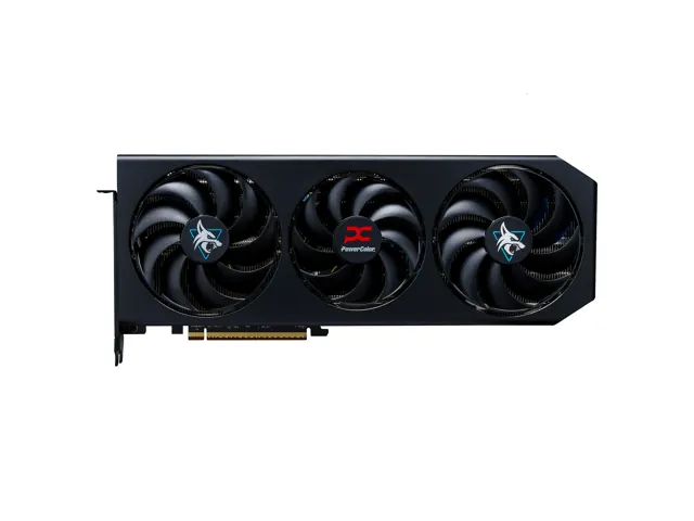 PowerColor Radeon RX 9070 XT Hellhound OC: 16GB GDDR6, PCIe 5.0 x16, Black