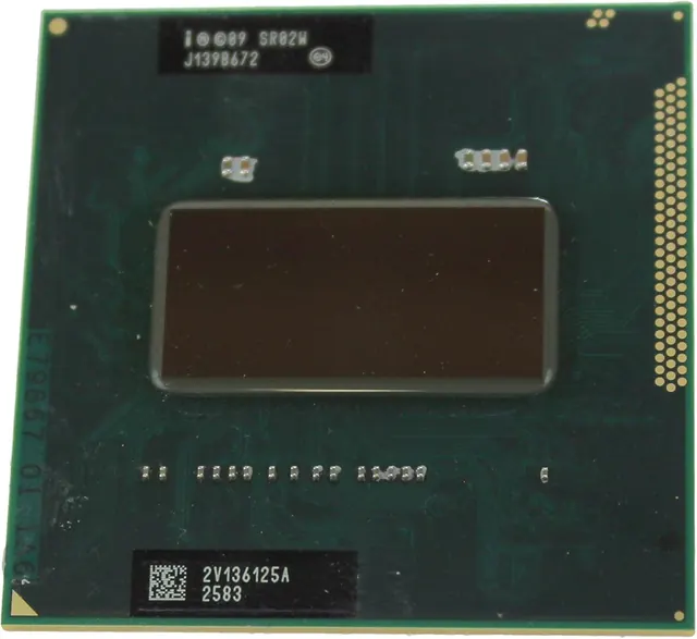 Intel Core i7-2760QM: 2.4GHz, Quad-Core, SR02W PGA 988B G2