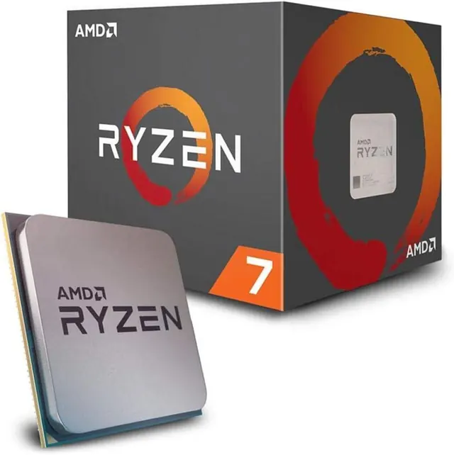 AMD Ryzen 7 2700: 8-Core, 16-Thread, 4.1 GHz Max Boost, Wraith Spire LED Cooler