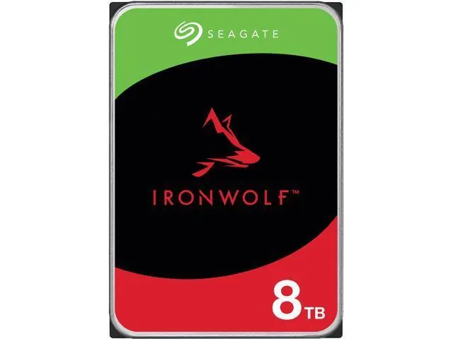 Seagate IronWolf: 8TB, 3.5-inch, 7200 RPM, SATA 6.0Gb/s Internal HDD