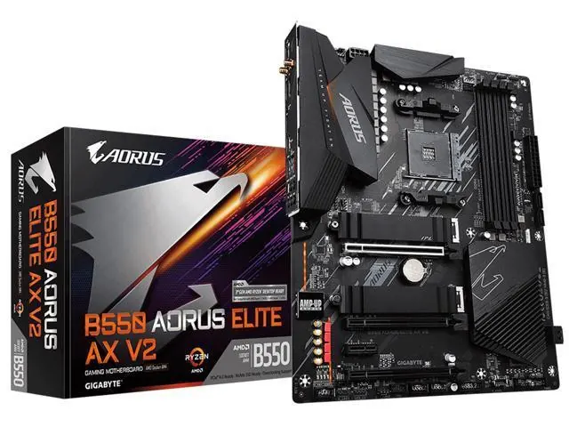 Gigabyte B550 AORUS ELITE AX V2: ATX, Wi-Fi 6, 2.5GbE, Dual M.2