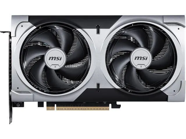 MSI GeForce RTX 5060 Ti VENTUS 2X PLUS: 8GB GDDR7, PCIe 5.0 x16, Silver