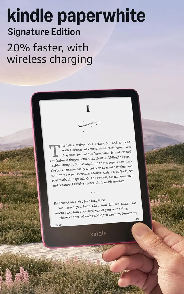 Amazon Kindle Paperwhite Signature Edition 32GB – Fast, Waterproof, Wireless Charging