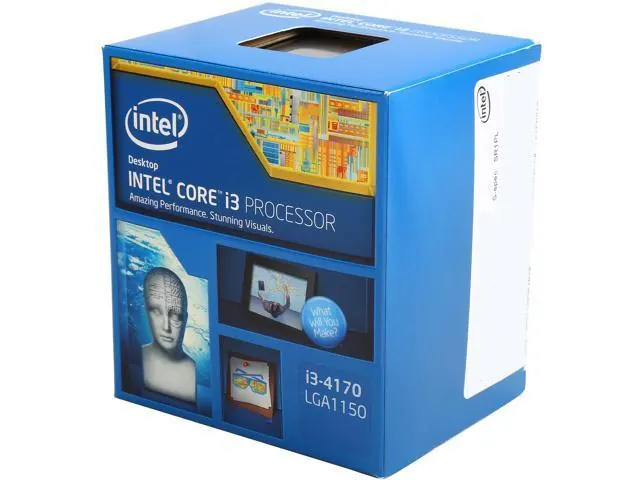 Intel Core i3-4170: 3.7 GHz, LGA 1150, Intel HD Graphics 4400