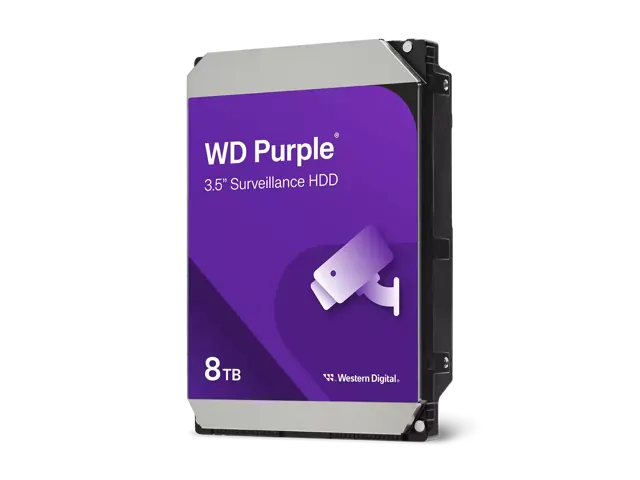 Western Digital WD85PURZ: 8TB, 3.5-inch, Purple Surveillance Internal HDD