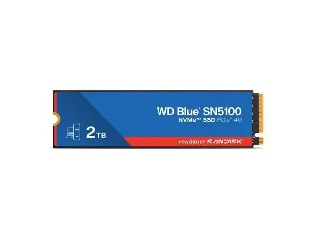 Western Digital WD Blue SN5100: 2TB, PCIe Gen 4.0, M.2 2280 NVMe SSD