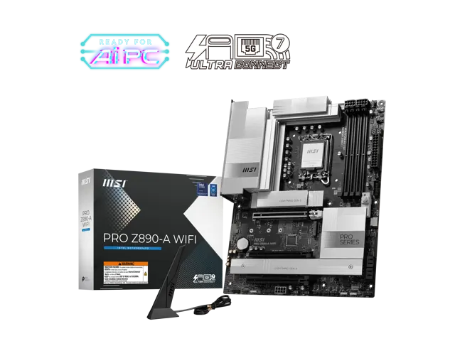 MSI PRO Z890-A WIFI: ATX, LGA 1851, Wi-Fi 7, DDR5