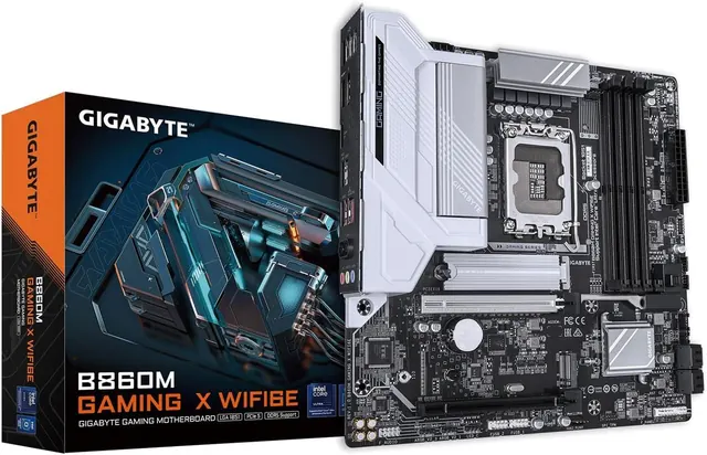 Gigabyte B860M GAMING X WIFI6E: Micro ATX, DDR5, PCIe 5.0, 2x M.2