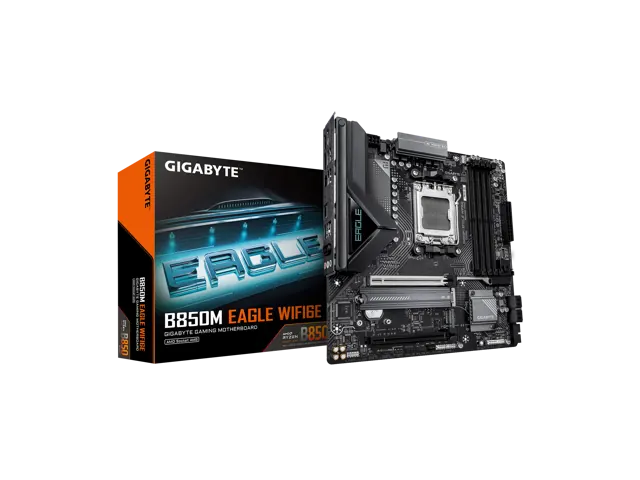 Gigabyte B850M EAGLE WIFI6E: Micro ATX, AM5, DDR5, PCIe 5.0