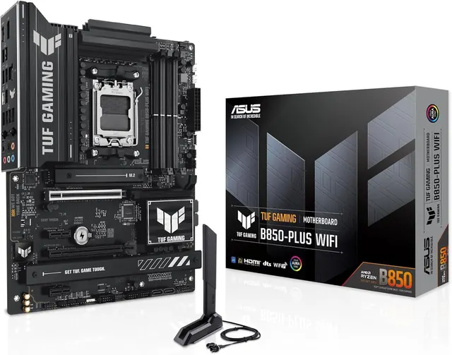 ASUS TUF GAMING B850-PLUS WIFI: ATX, AM5, Wi-Fi 7, PCIe 5.0
