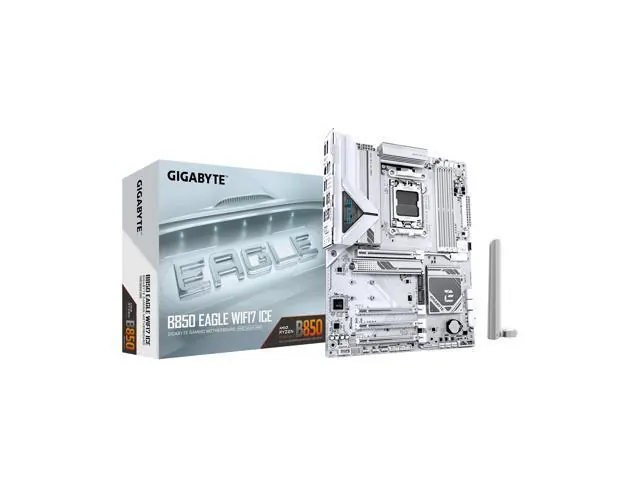 Gigabyte B850 EAGLE WIFI7 ICE: ATX, AM5, DDR5, WiFi 7