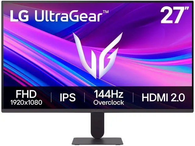 LG 27G411A-B: 27-inch FHD IPS, 144Hz OC, HDR10, Black
