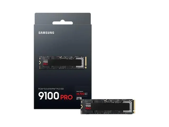 Samsung 9100 PRO: 2TB, PCIe 5.0 x4, M.2 2280 SSD