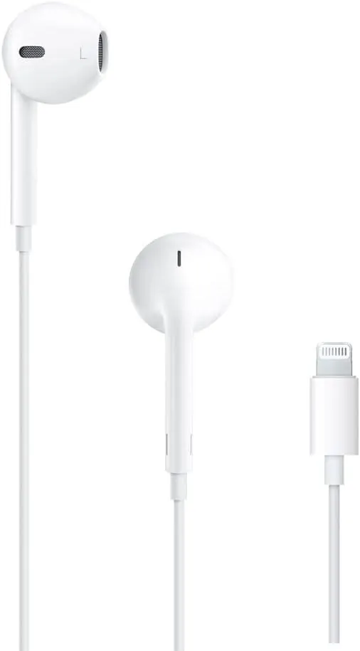 Apple EarPods with Lightning Connector, Wired Earbuds with Remote and Microphone
