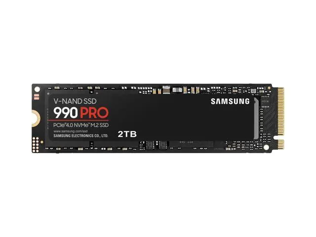 Samsung 990 PRO: 2TB, PCIe Gen4, M.2 2280 Internal SSD