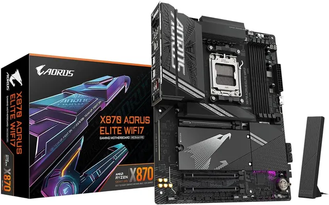 Gigabyte X870 AORUS ELITE WIFI7: AM5, DDR5, ATX, Wi-Fi 7