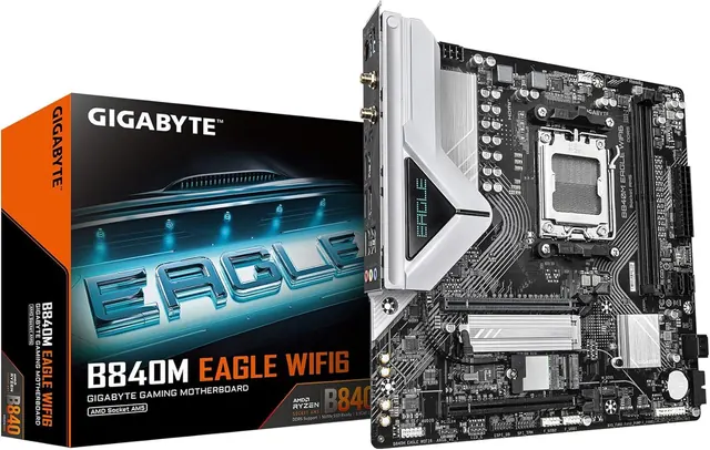 Gigabyte B840M EAGLE WIFI6: AM5, DDR5, 2x M.2, Micro-ATX