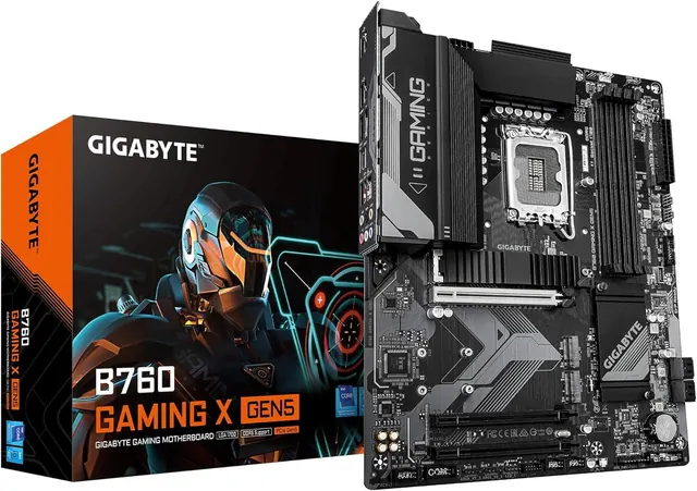 Gigabyte B760 GAMING X GEN5: DDR5, PCIe 5.0 x16, 3x PCIe 4.0 M.2, 2.5GbE LAN