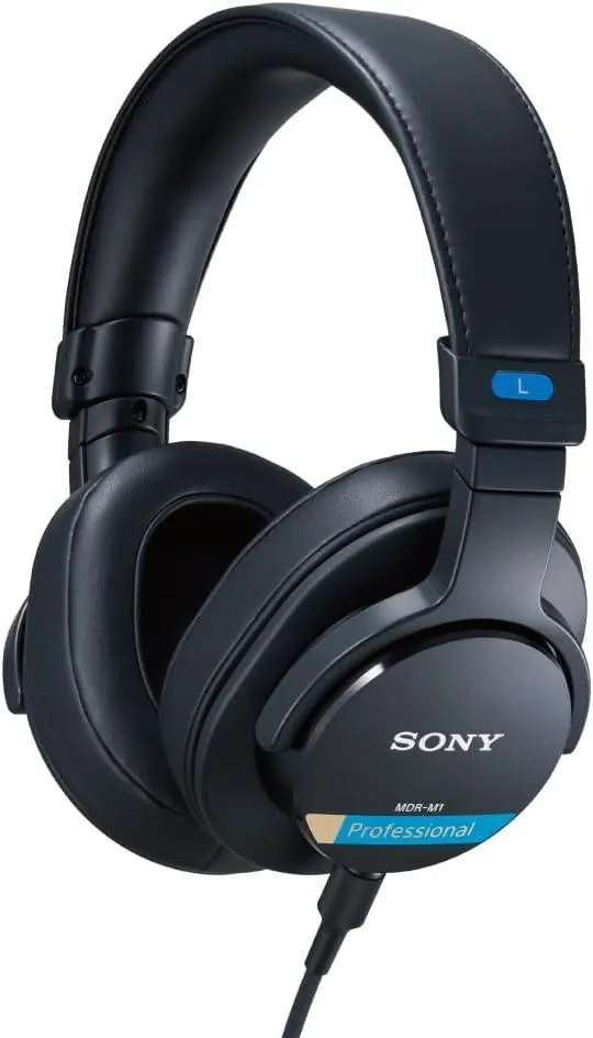 Sony MDR-M1 Professional Reference Closed Monitor Headphones with 5 Hz–80 kHz Playback