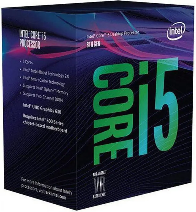 Intel Core i5-8600K: 6 Cores, 3.6-4.3 GHz, LGA 1151 Desktop Processor