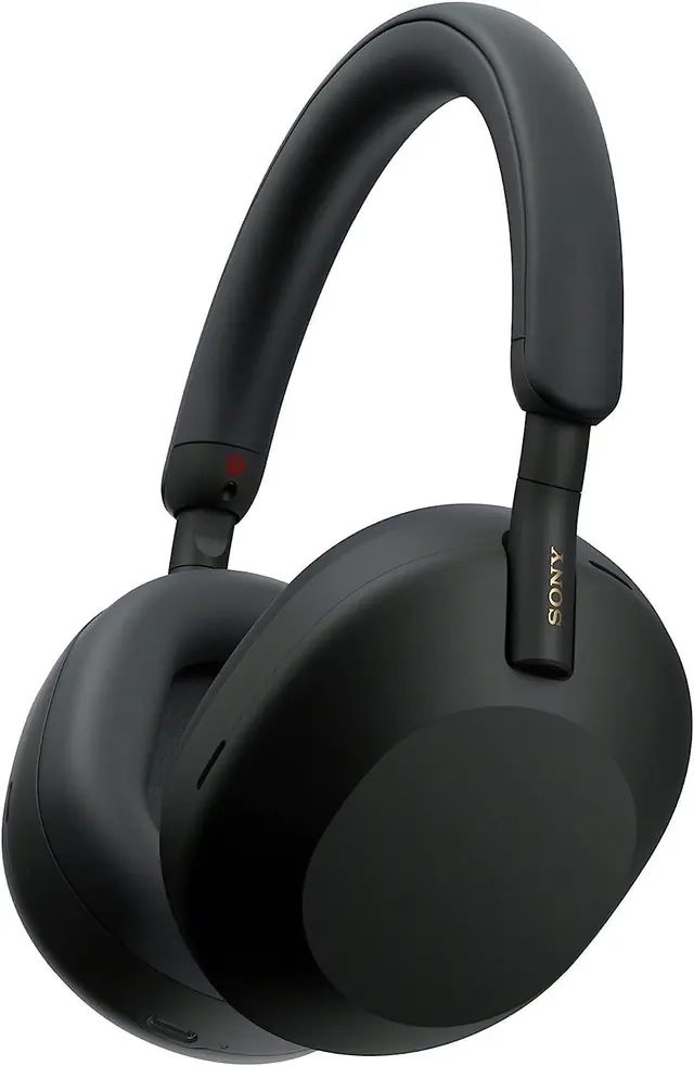 Sony WH-1000XM5 Noise Canceling Wireless Headphones - 30 Hour Battery, Bluetooth 5.2, Black