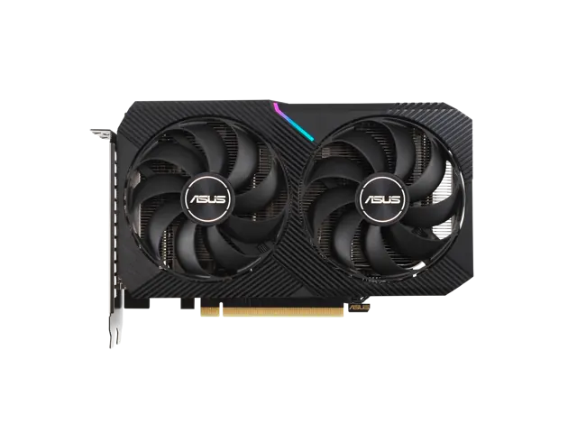 ASUS GeForce RTX 3050 DUAL: 6GB GDDR6, 2-Slot, Axial-Tech Fan Design
