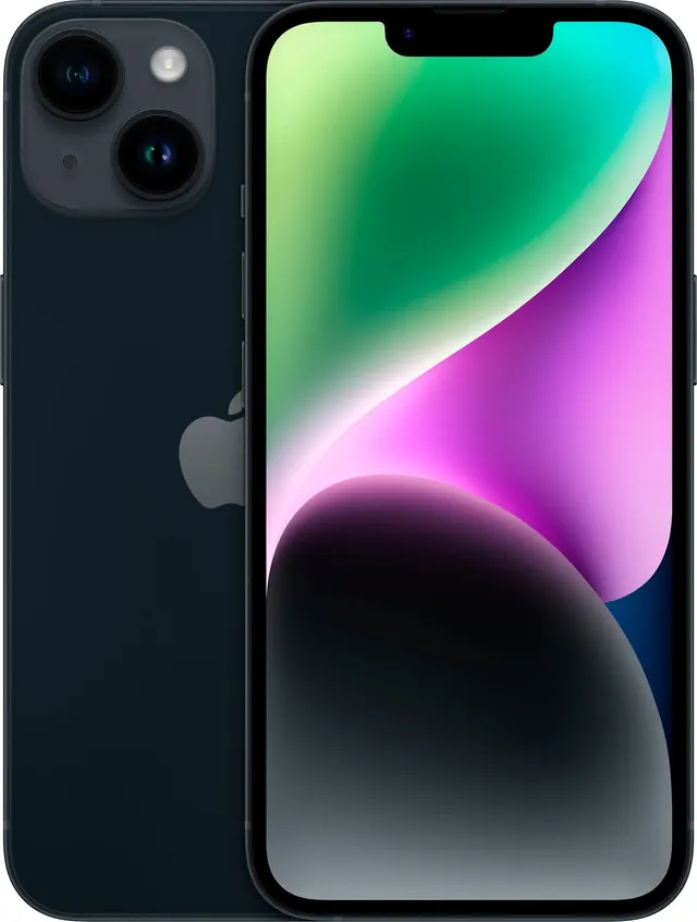 Apple iPhone 14 128GB Midnight with 6.1-Inch Display