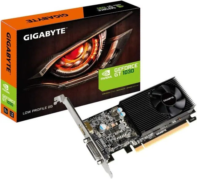 Gigabyte GV-N1030D4-2GL: 2GB DDR4, Low Profile, GeForce GT 1030