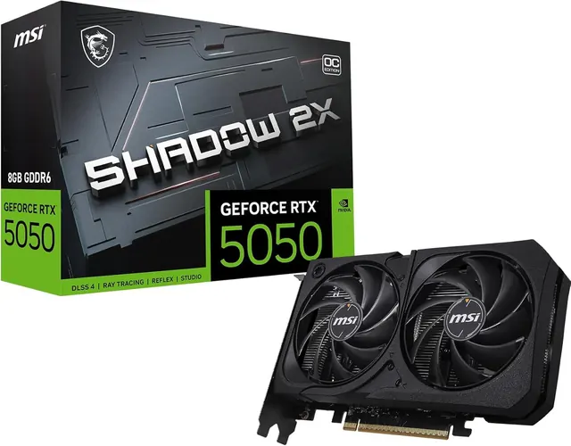 MSI Shadow 2X OC: GeForce RTX 5050, 8GB, 2617 MHz