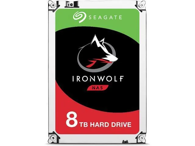 Seagate IronWolf ST8000VN004: 8TB, 3.5-inch, SATA 6Gb/s, 7200 RPM