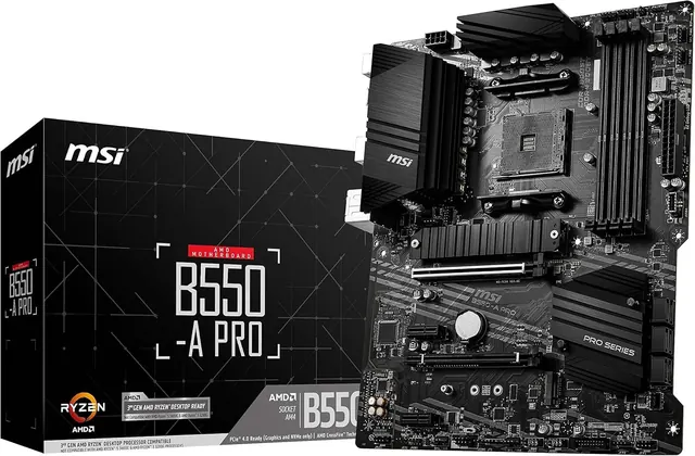 MSI B550-A PRO: ATX, AMD B550, DDR4, 2x M.2
