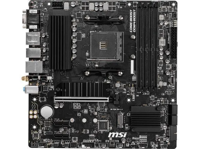 MSI B550M PRO-VDH WIFI: Micro ATX, AMD B550, AM4, Wi-Fi