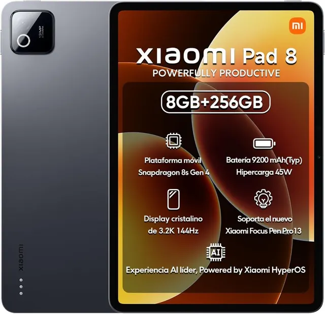 Xiaomi Pad 8 11.2-inch Wi‑Fi Tablet with 256GB Storage and 8GB RAM