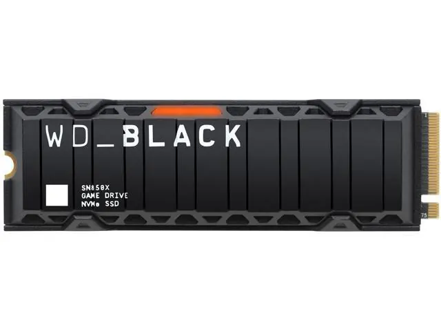 WD_BLACK SN850X: 1TB, M.2 2280, PCIe Gen4 NVMe SSD with Heatsink