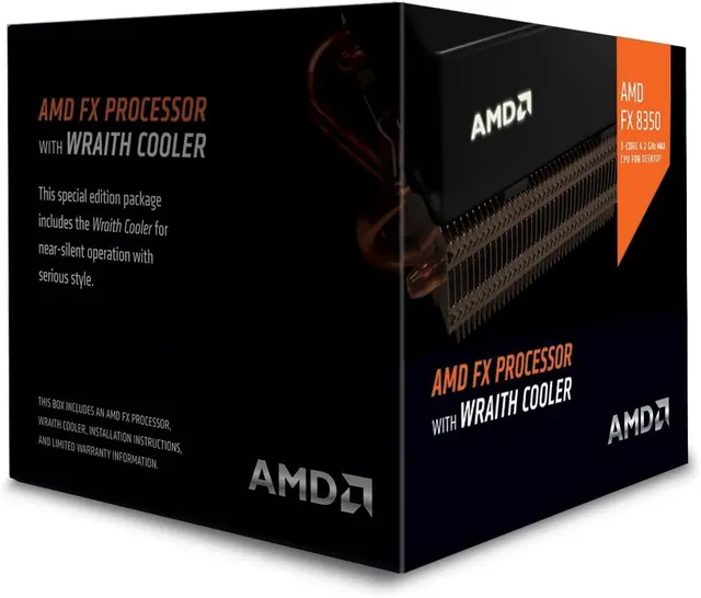 AMD FX-8350: 8-Core, 4.0/4.2 GHz, AM3+, Wraith Cooler