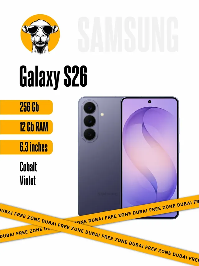 Samsung Galaxy S26: 12GB RAM, 256GB, 6.3-inch, Purple