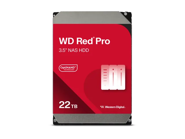 Western Digital WD Red Pro WD221KFGX: 22TB, 7200 RPM, SATA 6 Gb/s, 3.5-inch HDD